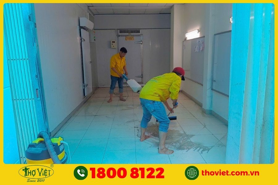 Dịch vụ vệ sinh công nghiệp Bình Thạnh tại Thợ Việt