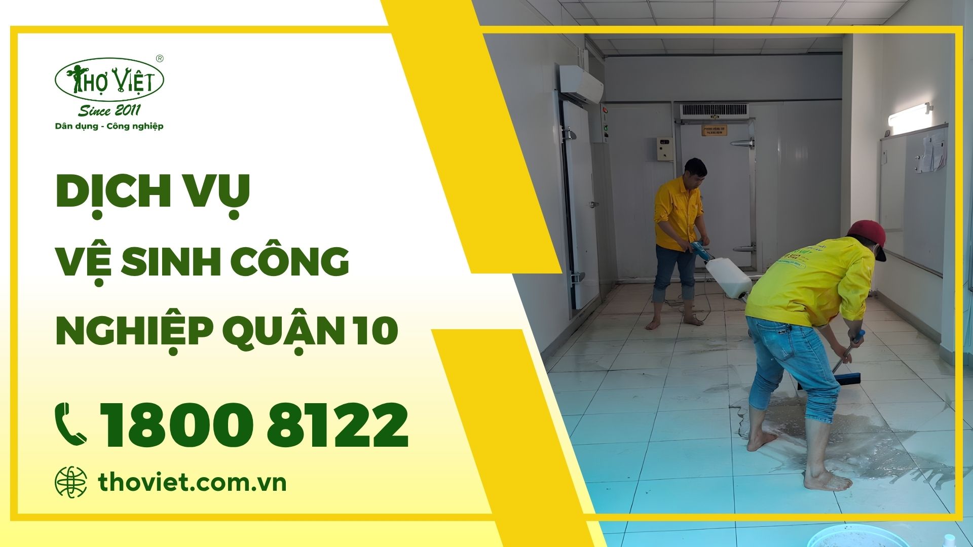 Báo giá dịch vụ vệ sinh công nghiệp quận 10