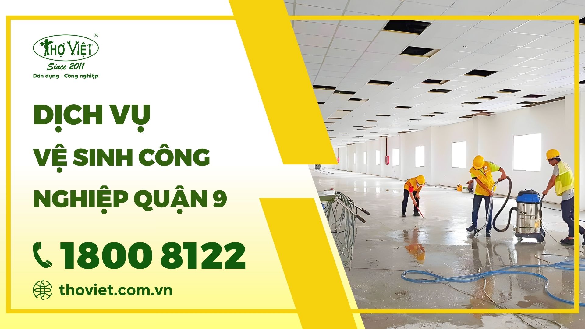 Báo giá dịch vụ vệ sinh công nghiệp quận 9