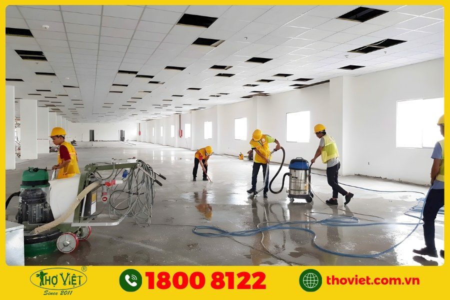 Tổng hợp hạng mục vệ sinh công nghiệp quận 10