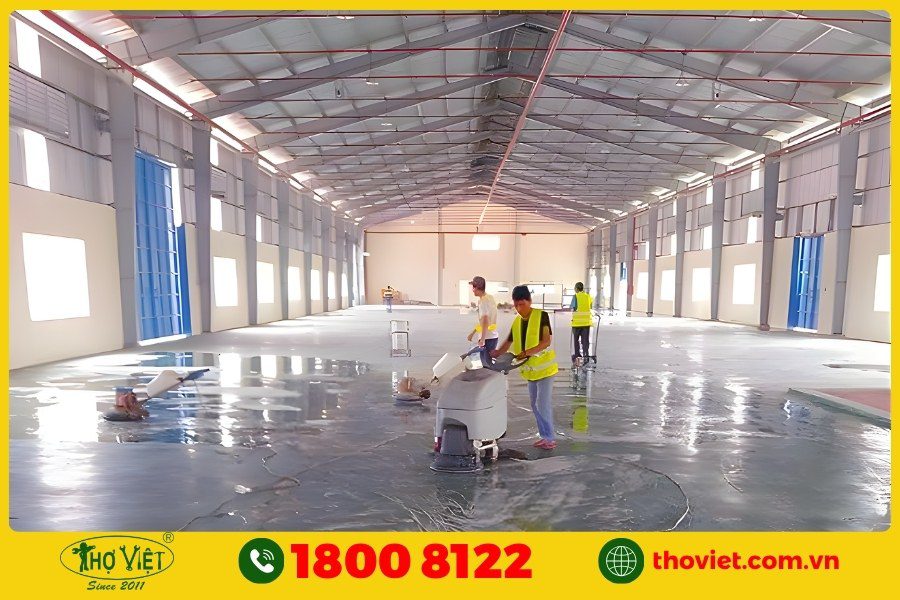 Dịch vụ vệ sinh công nghiệp Thợ Việt Quận 10