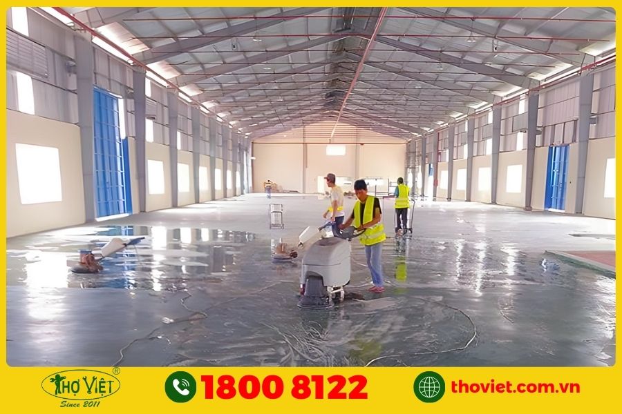 Dịch vụ vệ sinh công nghiệp Quận 11 Thợ Việt