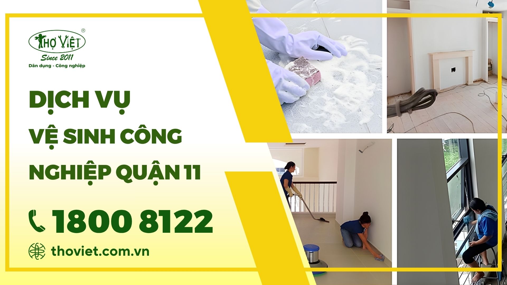 Báo giá dịch vụ vệ sinh công nghiệp quận 11