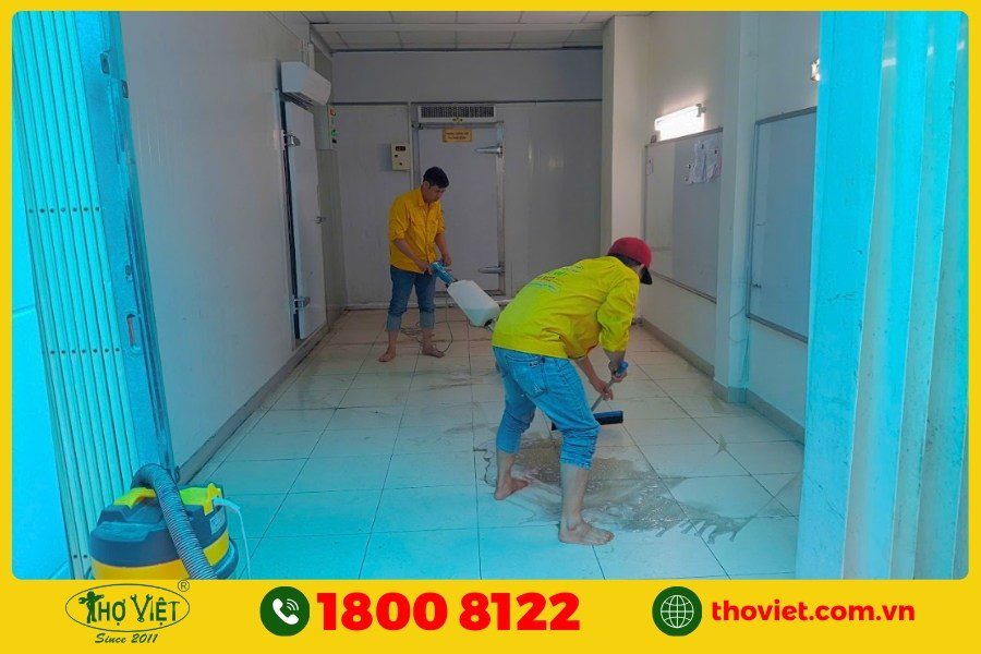 Quy trình vệ sinh công nghiệp chuyên nghiệp