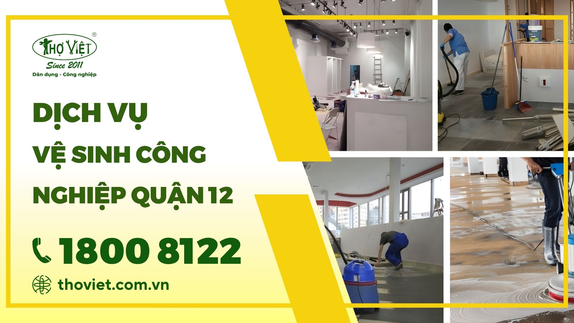 Báo giá dịch vụ vệ sinh công nghiệp quận 12