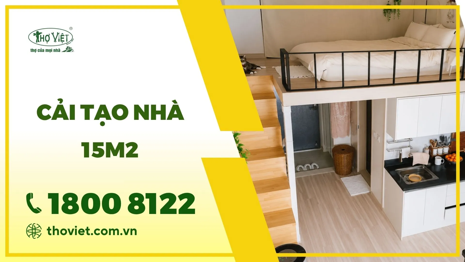 Cải tạo nhà 15m2