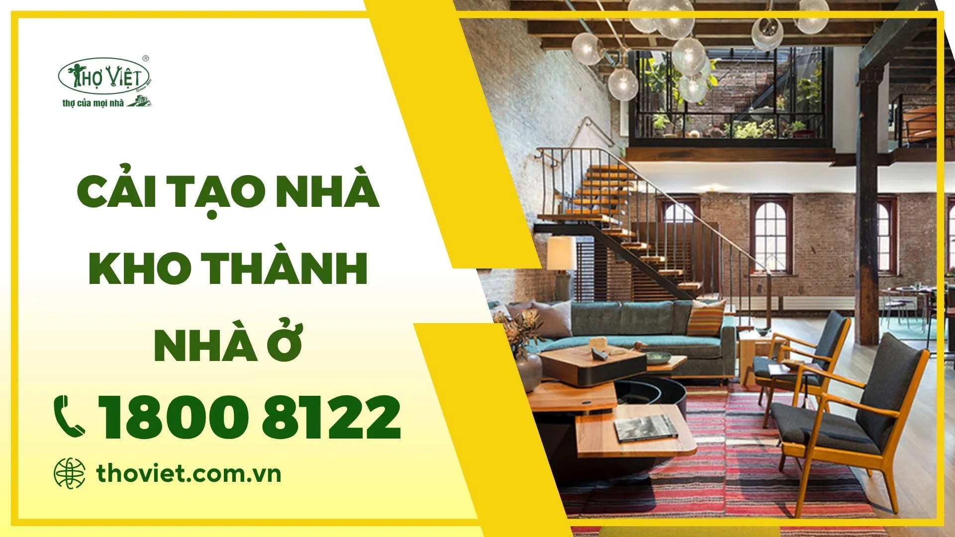 Cải tạo nhà kho thành nhà ở