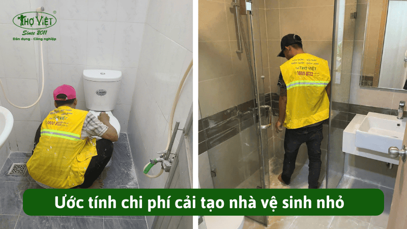 Ước tính chi phí cải tạo nhà vệ sinh nhỏ