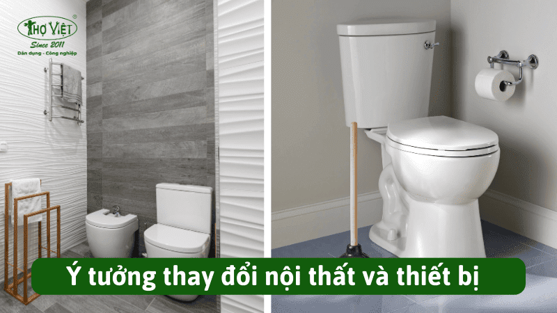 Ý tưởng thay đổi nội thất và thiết bị