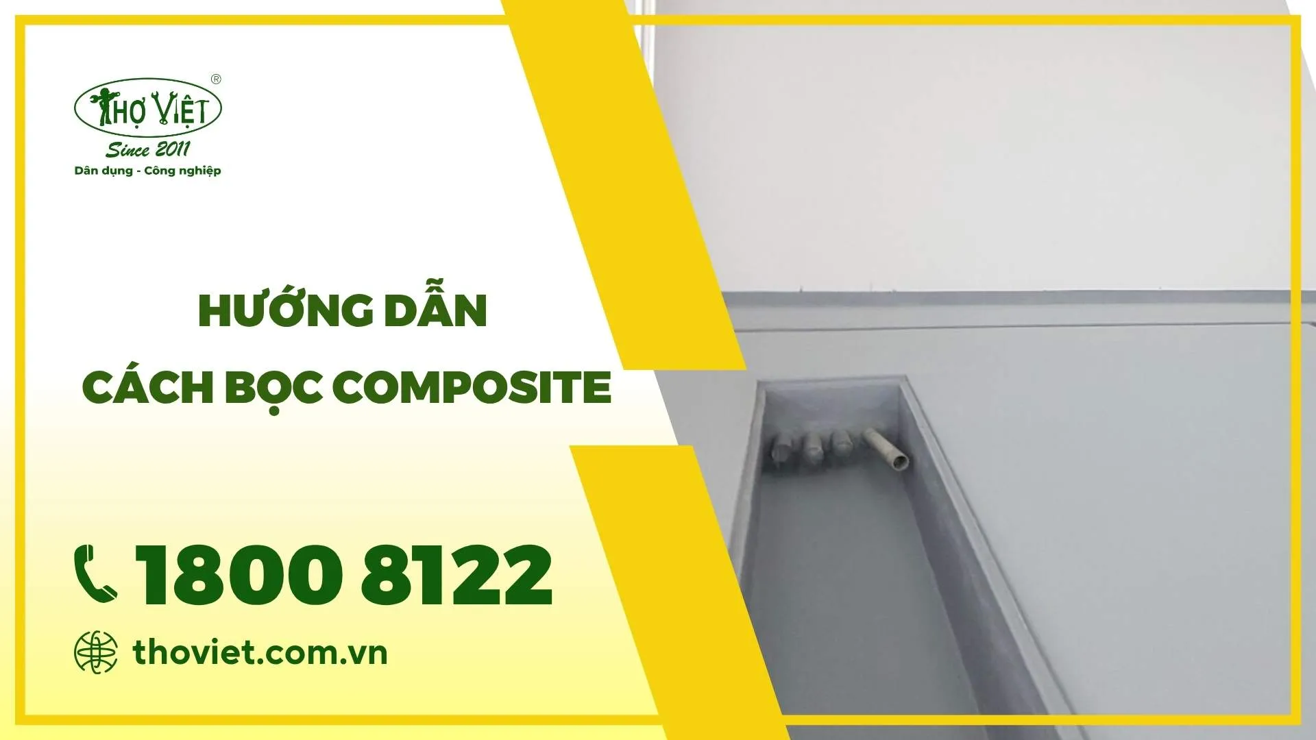 Cách bọc composite