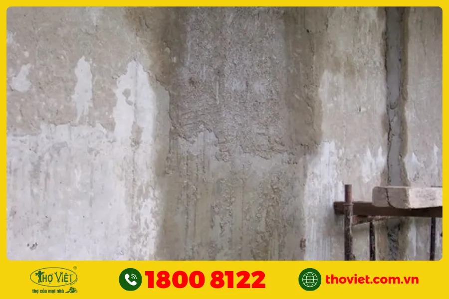 Thông gió kém trong khu vực ẩm ướt