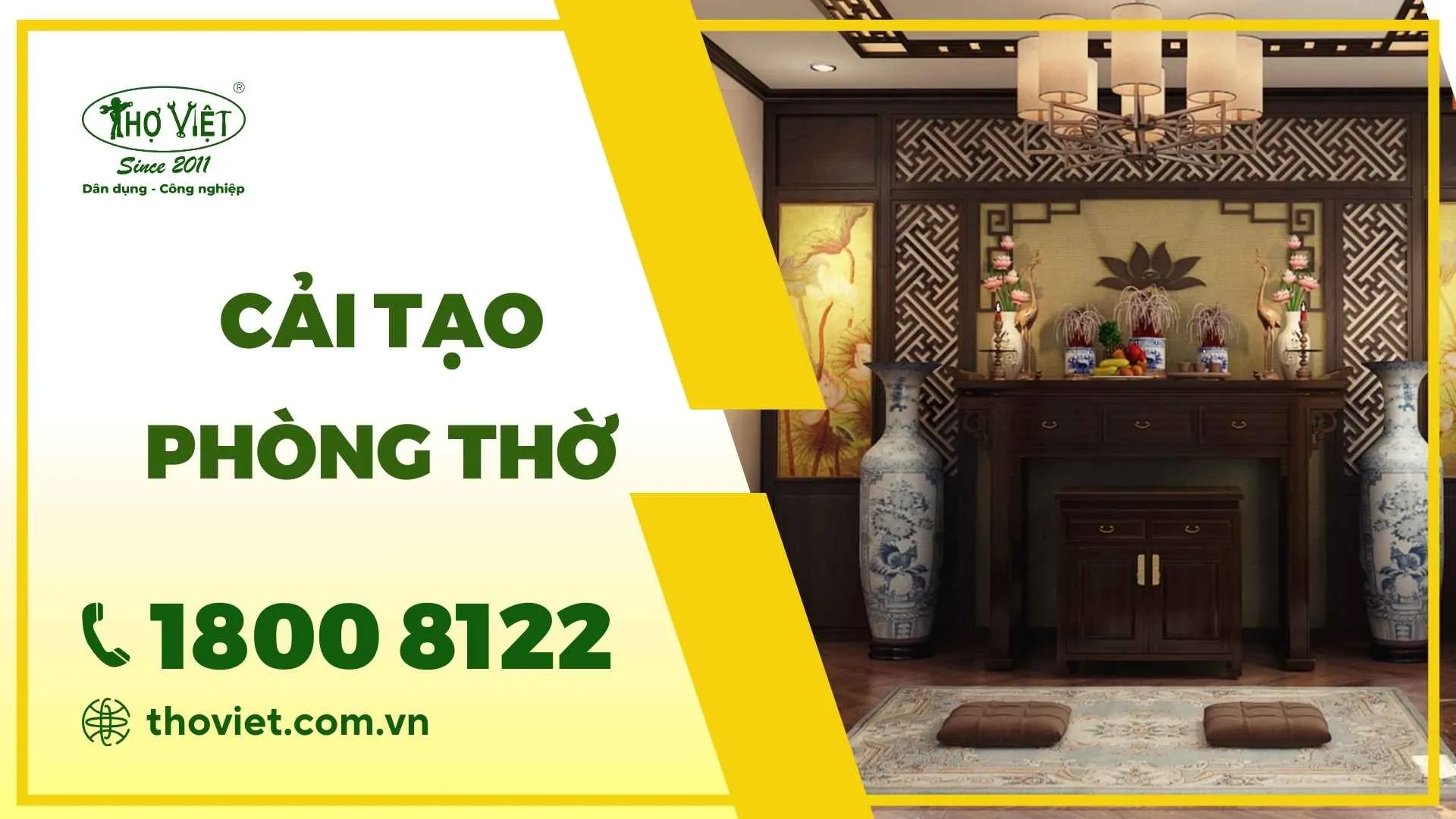 Cải tạo phòng thờ