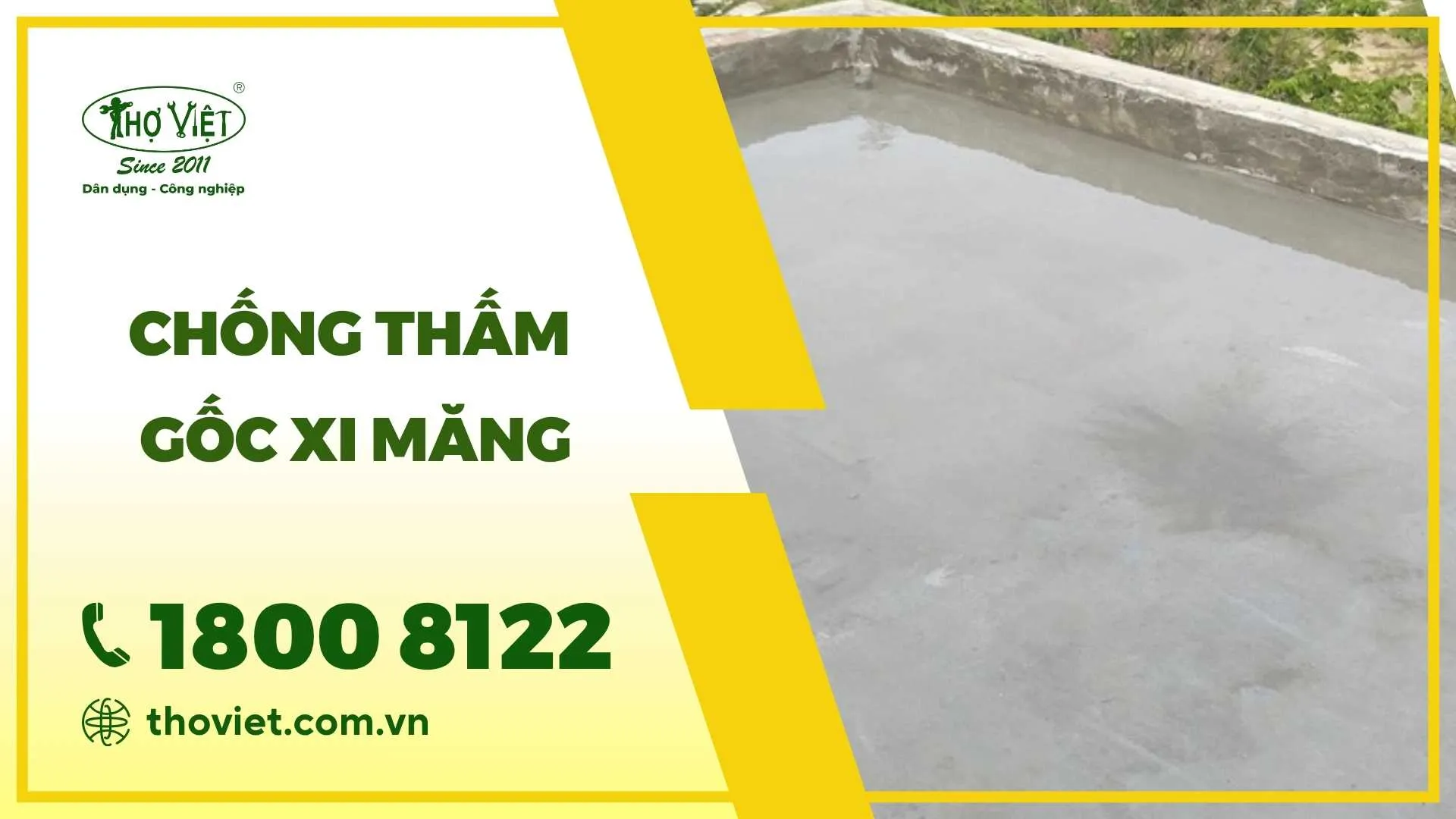 Chống thấm gốc xi măng