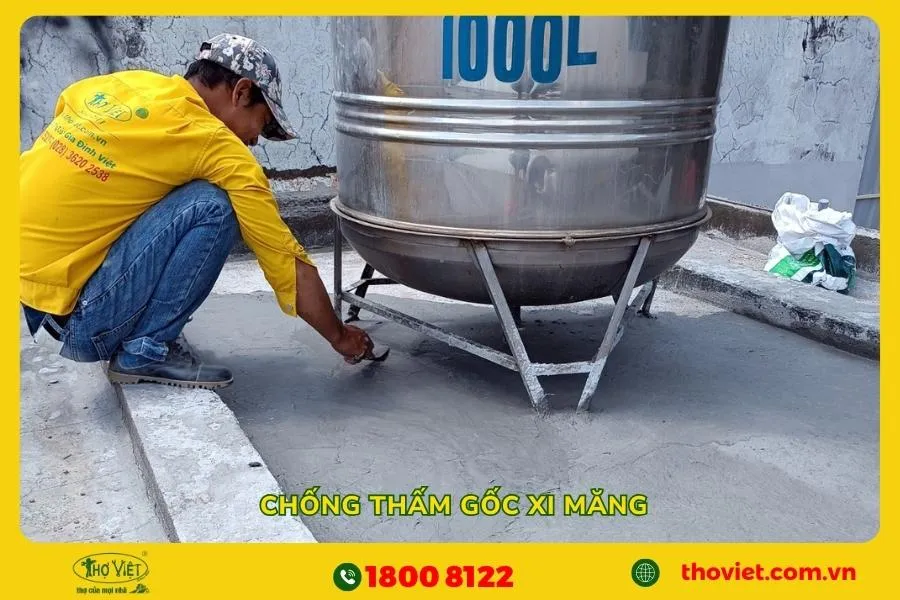 Chống thấm gốc xi măng