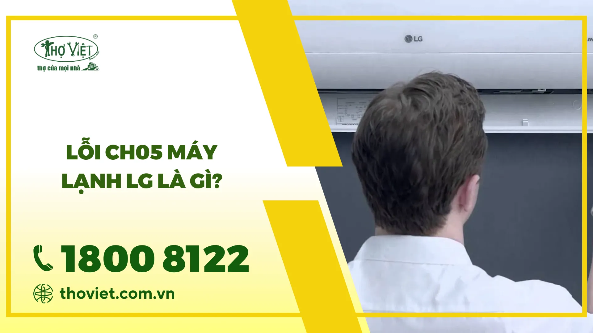 Lỗi CH05 máy lạnh LG: Nguyên nhân & Cách khắc phục