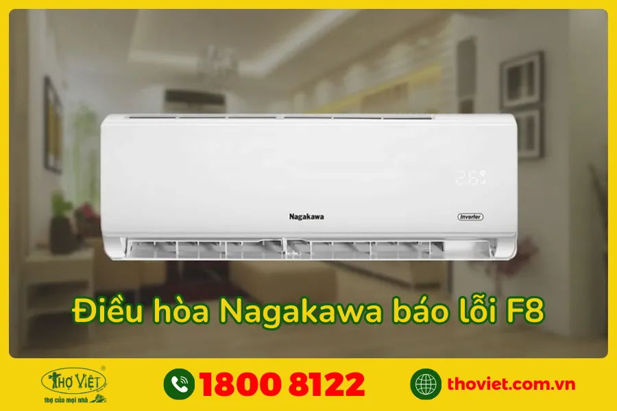 Điều hòa Nagakawa báo lỗi F8