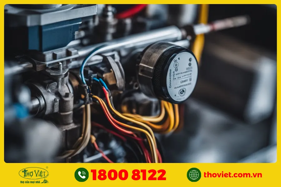 Giắc cắm, dây nối giữa cảm biến và bo mạch lỏng, oxi hóa