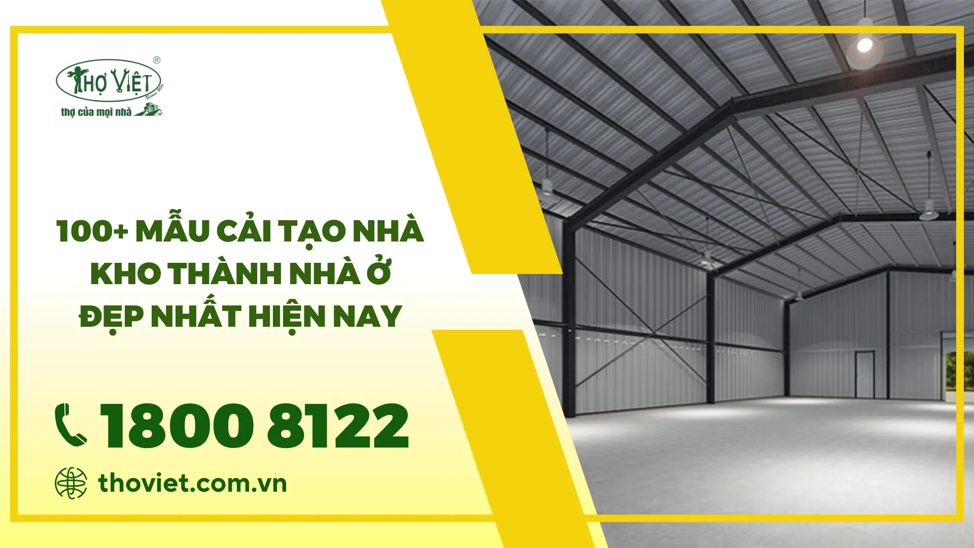 Cải tạo nhà kho thành nhà ở nên chọn ý tưởng nào hiệu quả?