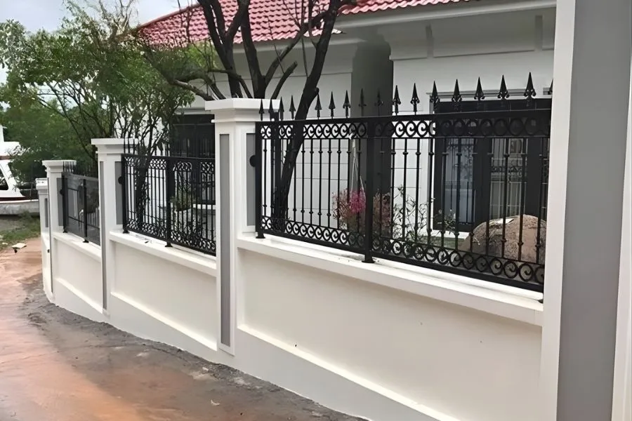 Mẫu hàng rào sắt