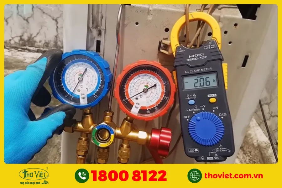 Thiếu gas hoặc rò rỉ gas lạnh