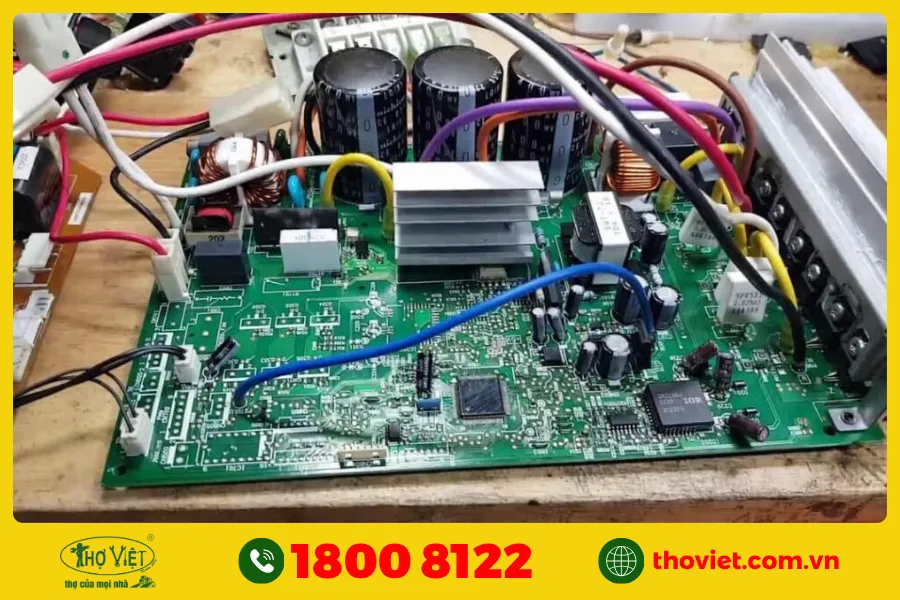 Bo mạch điều khiển không cấp tín hiệu cho motor