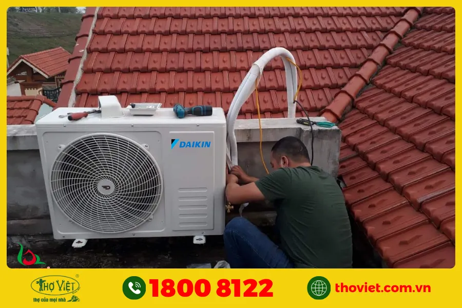 Nguồn điện cấp cho dàn nóng yếu