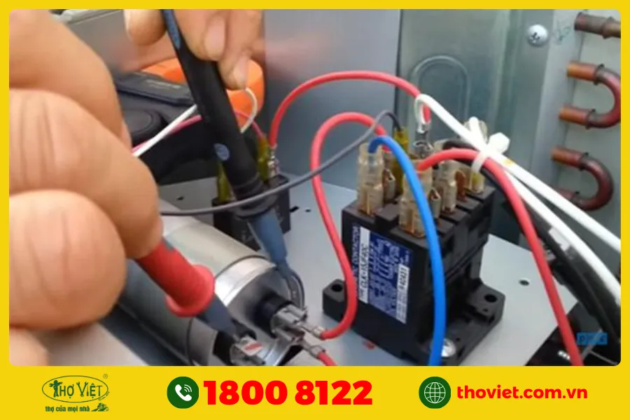 Quạt dàn nóng yếu hoặc hỏng tụ quạt