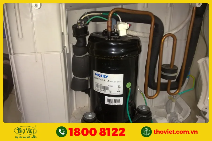 Máy nén bị quá tải