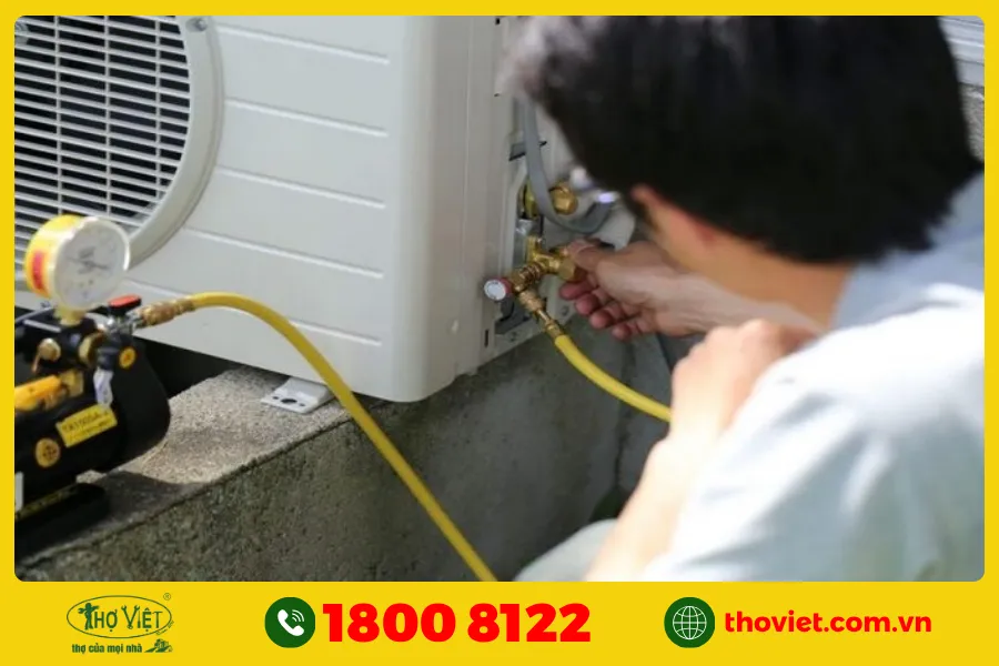 Thiếu gas hoặc tắc nghẽn đường ống