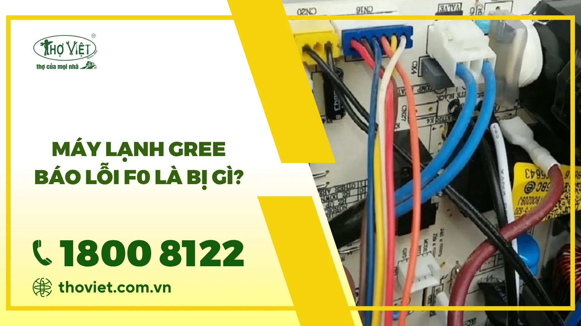 Máy lạnh Gree báo lỗi F0: Nguyên nhân & Cách khắc phục