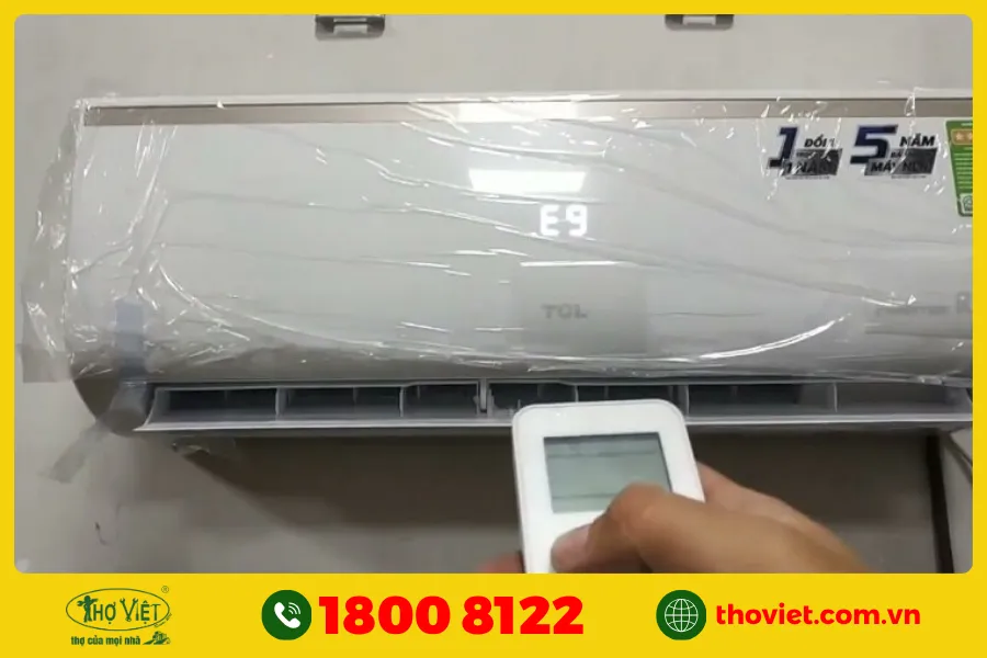 Điều hòa TCL báo lỗi E9
