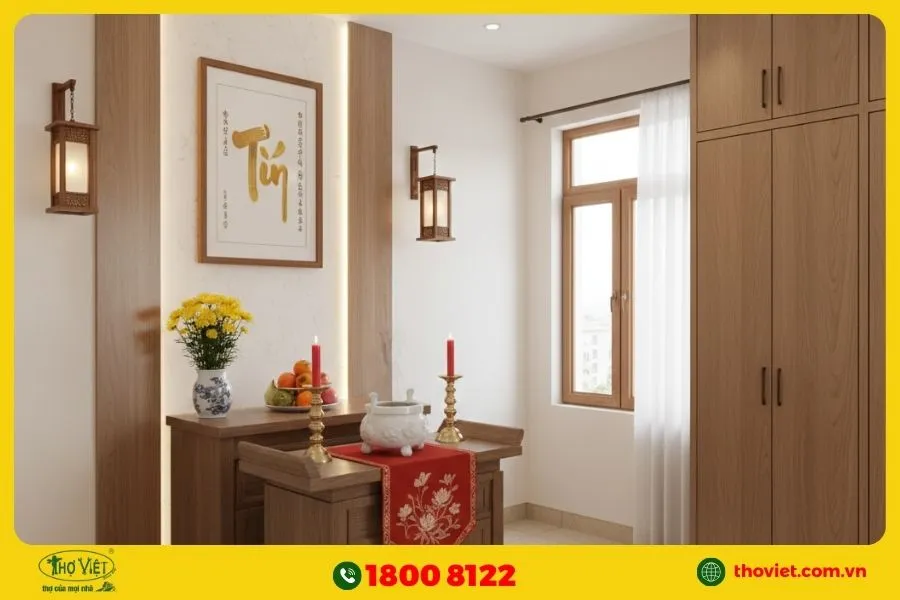 Nguyên tắc khi cải tạo phòng thờ