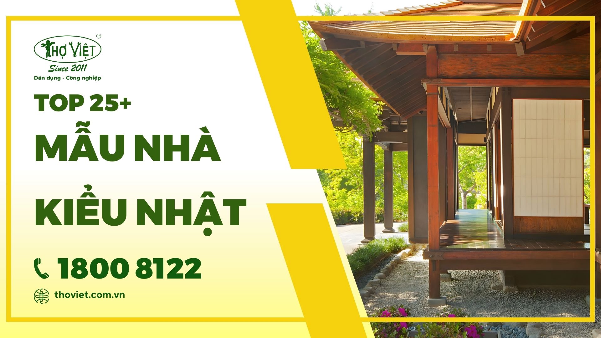 TOP 25 mẫu Nhà kiểu Nhật đẹp hiện nay