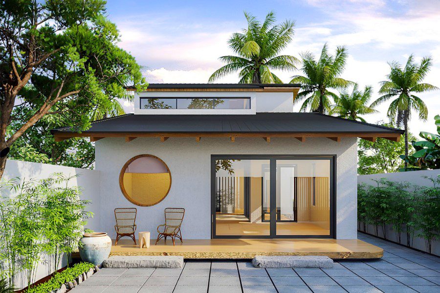Nhà kiểu Nhật phong cách Modern Zen và Japan + Scandinavian dangd được nhiều người yêu thích
