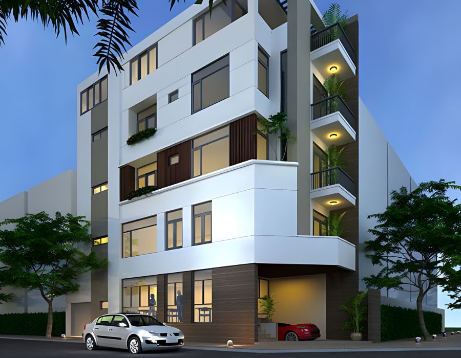 nhà phố mặt tiền 7m cho thuê
