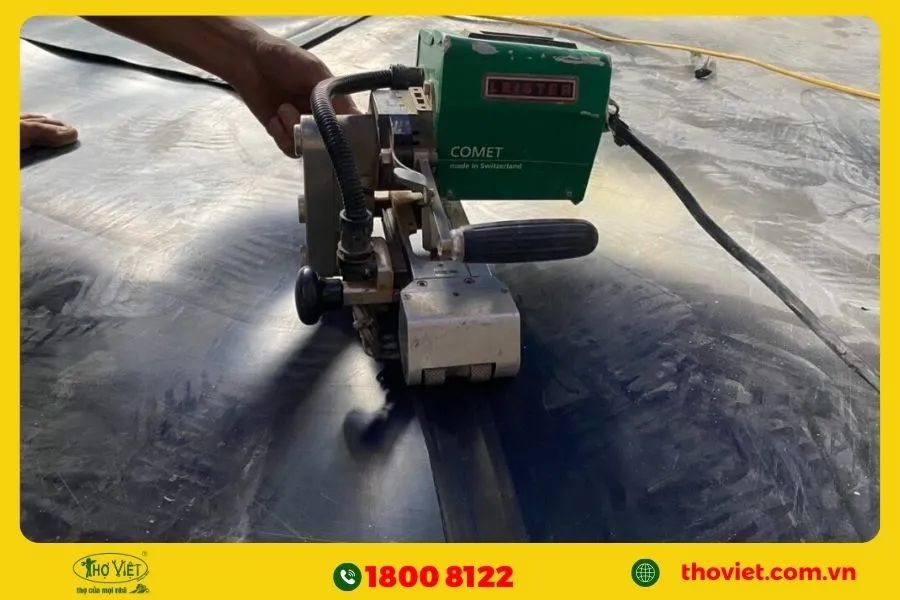 Thi công công chống thấm hàn đùn