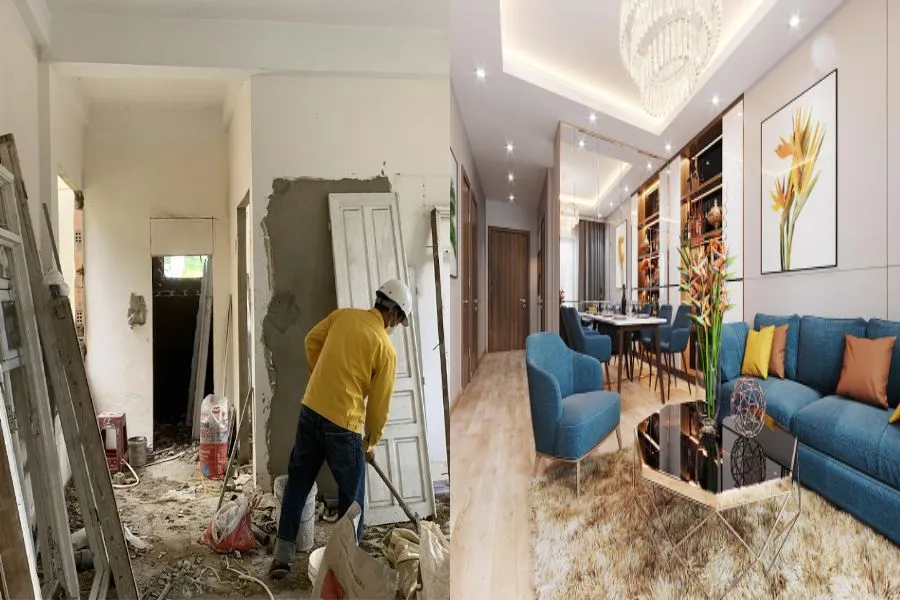 Thiết kế nội thất phòng khách