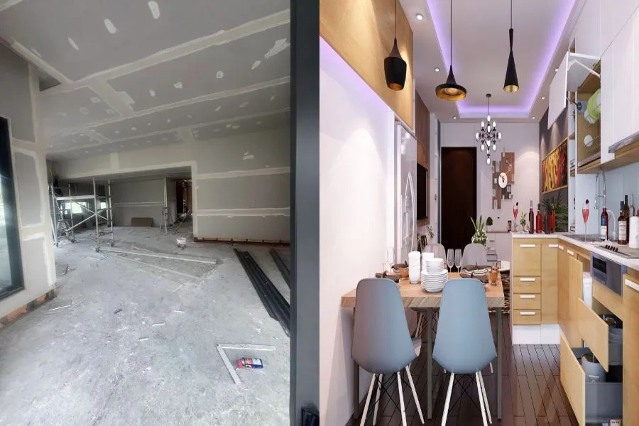 Thiết kế nội thất bếp & bàn ăn