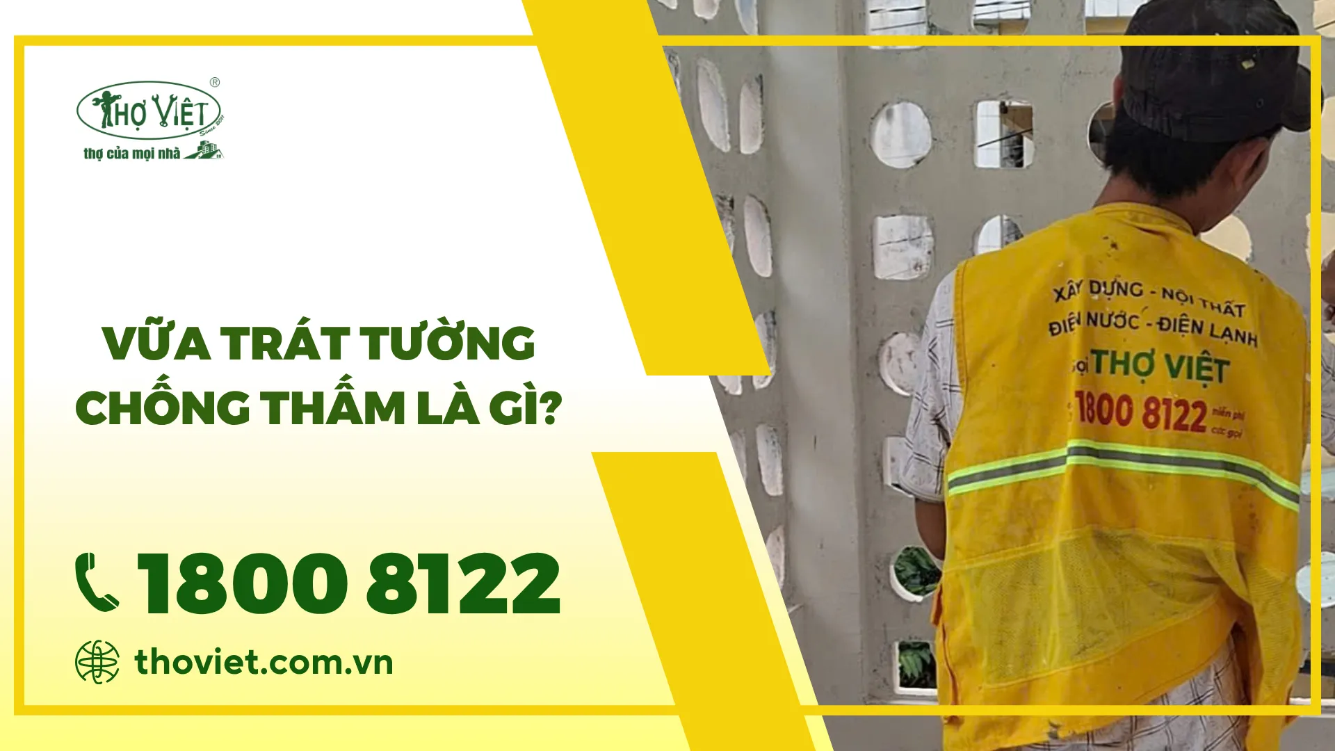 Vữa trát tường chống thấm: Thành phần, Công dụng & Hướng dẫn