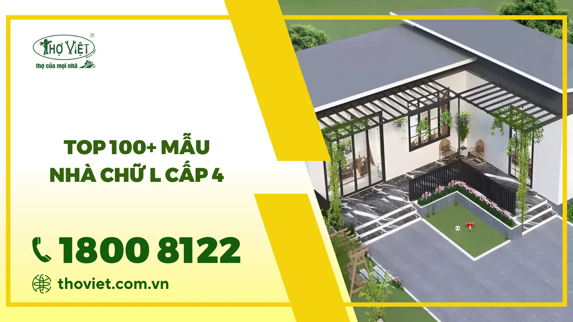 Top 100+ mẫu nhà chữ L cấp 4 dành cho năm [nam]