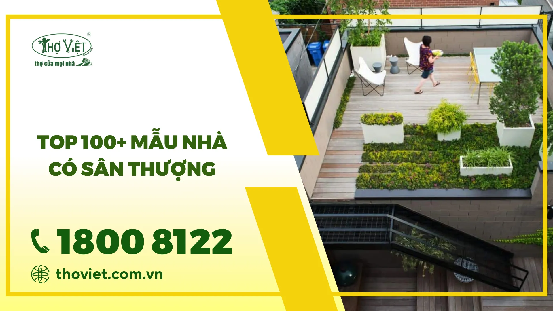 Top 100+ mẫu nhà có sân thượng đẹp nhất hiện nay