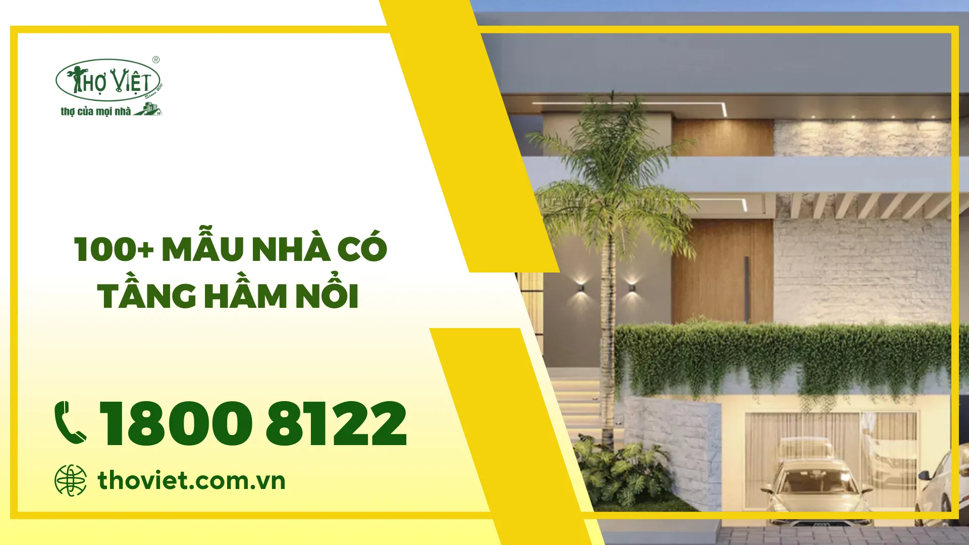 100+ Mẫu nhà có tầng hầm nổi đẹp nhất [nam]