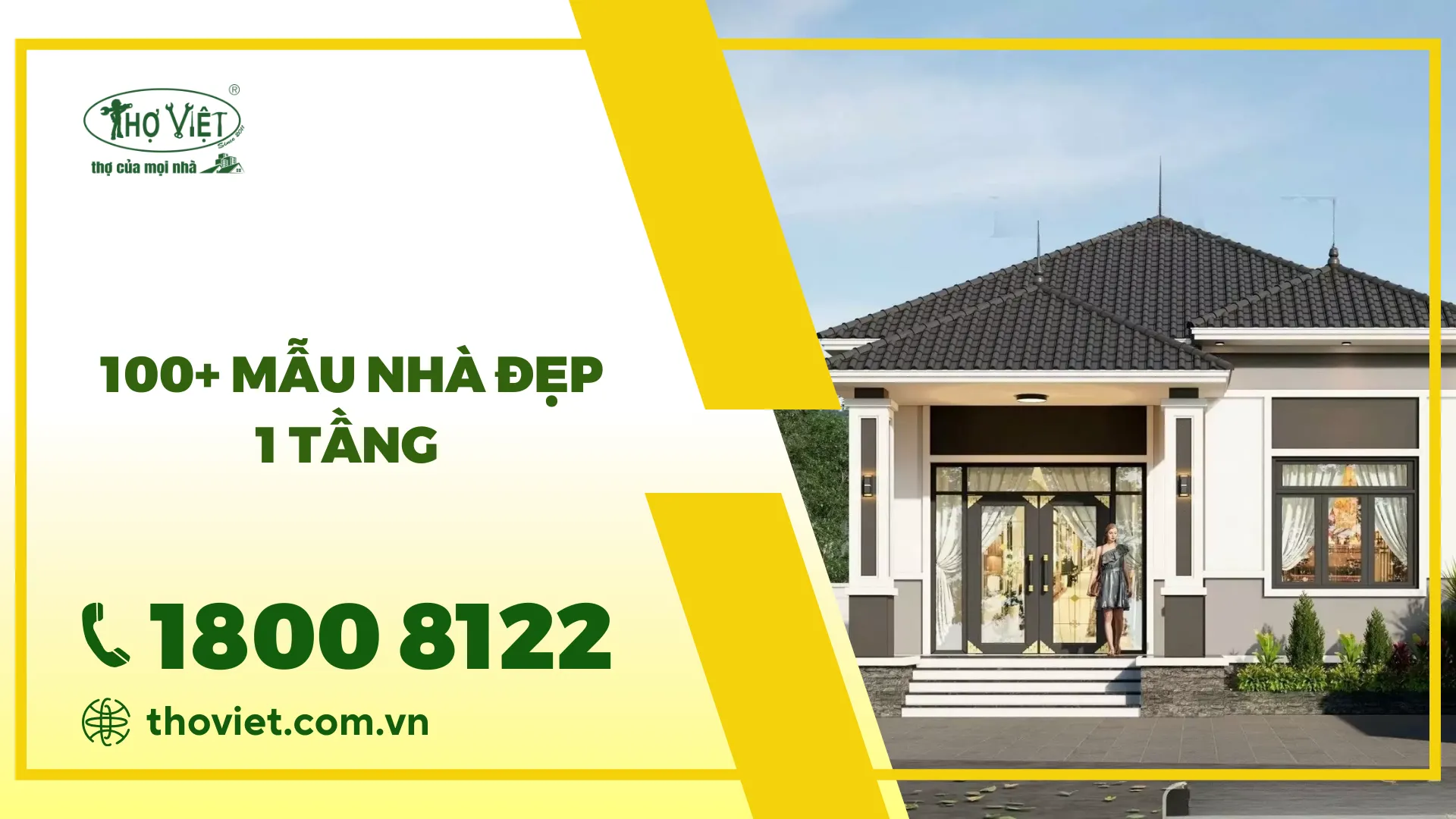 Hơn 100+ mẫu nhà đẹp 1 tầng giá rẻ nhưng sang trọng