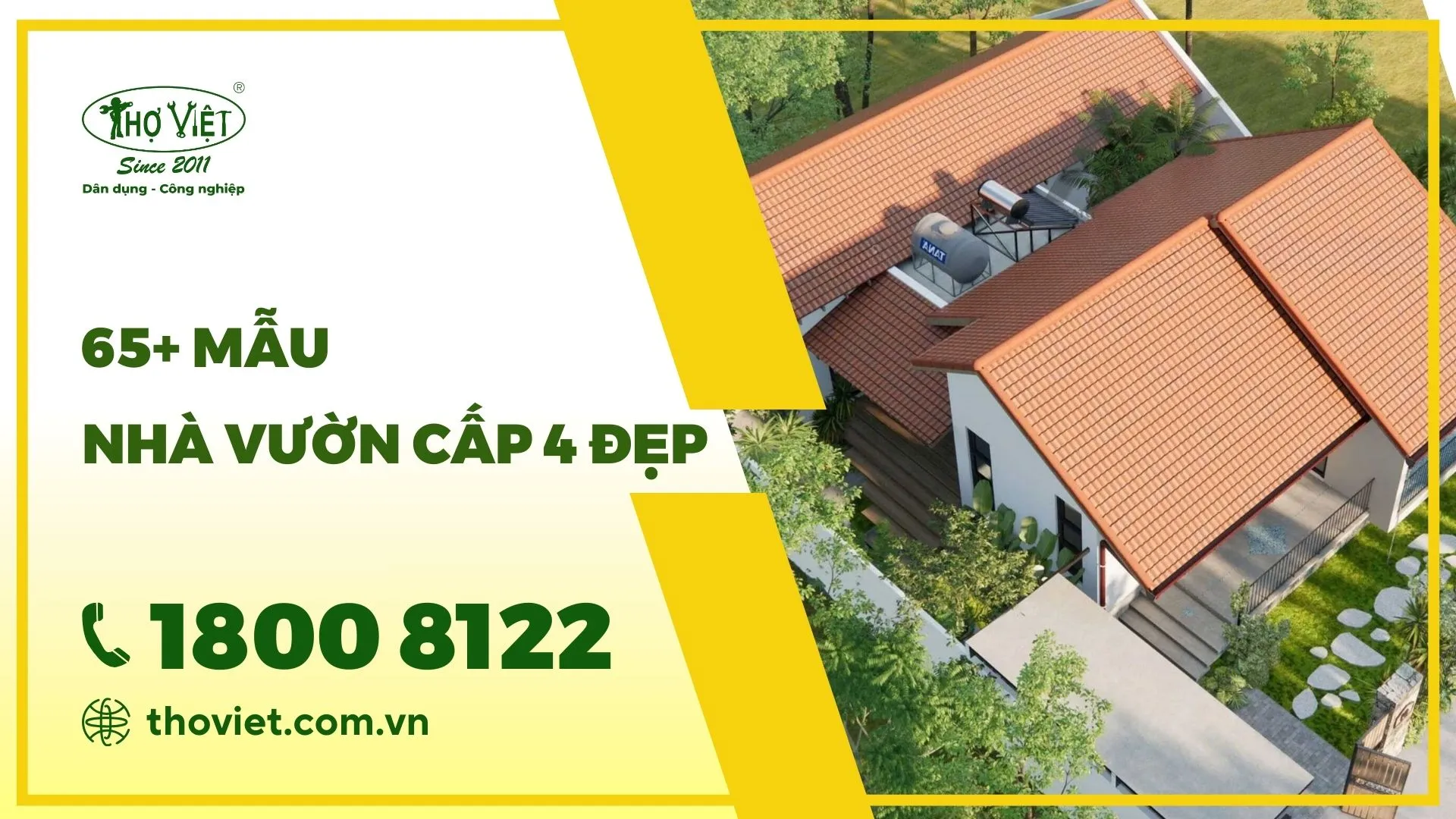 65+ Mẫu nhà vườn cấp 4 nông thôn đẹp, xu hướng