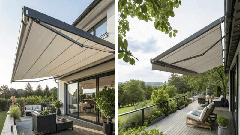 Mẫu Mái Che Bằng Bạt Xếp Di Động 2