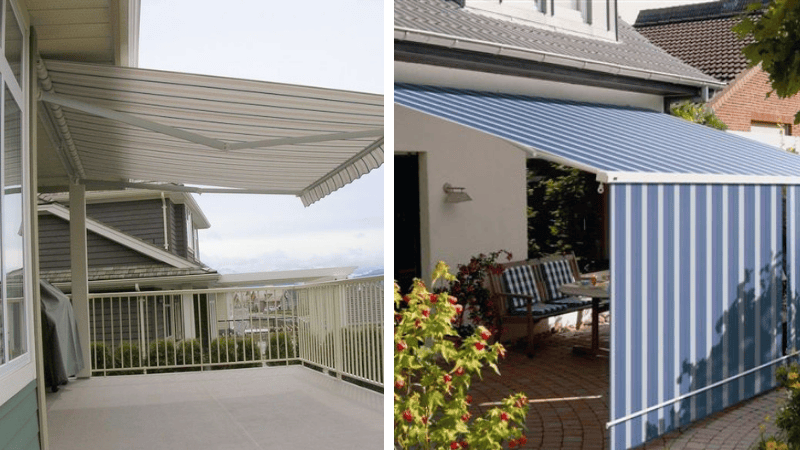 Mẫu Mái Che Bằng Bạt Xếp Di Động