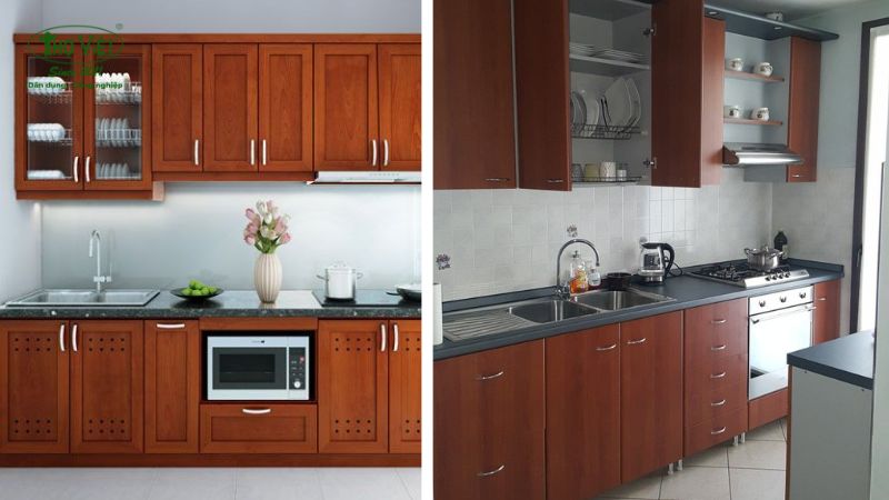 Mẫu Nhà Bếp Gỗ Tự Nhiên 4