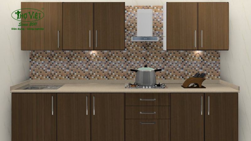 Mẫu Nhà Bếp Gỗ Tự Nhiên 5