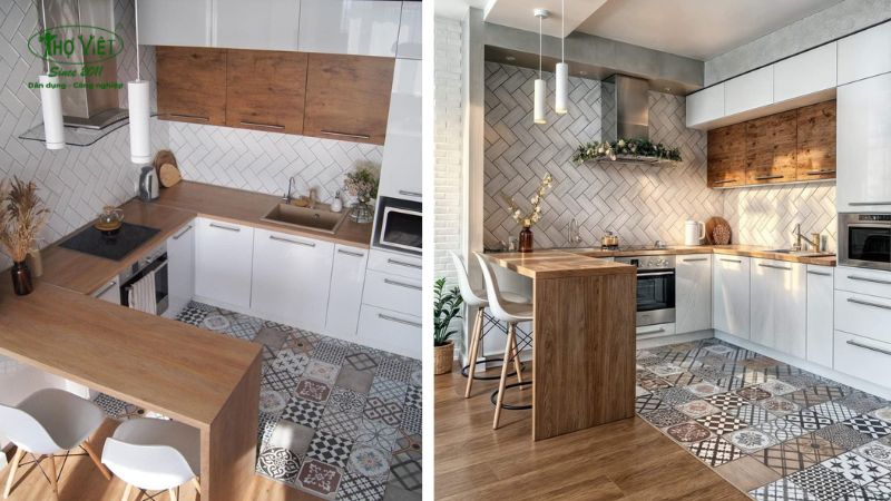 Mẫu Nhà Bếp Hiện Đại Tiện Nghi