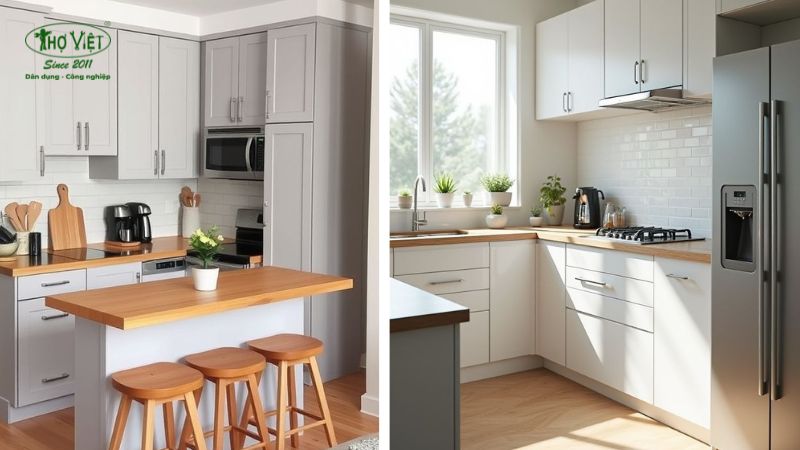 Mẫu Nhà Bếp Hợp Phong Thủy 3